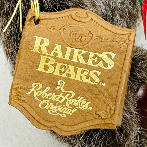 Raikes Wooden Face Jamie Bear Vintage 1985 - Picture 7 of 8